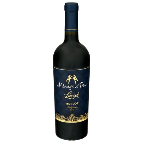 Menage A Trois Lavish Merlot 750ml