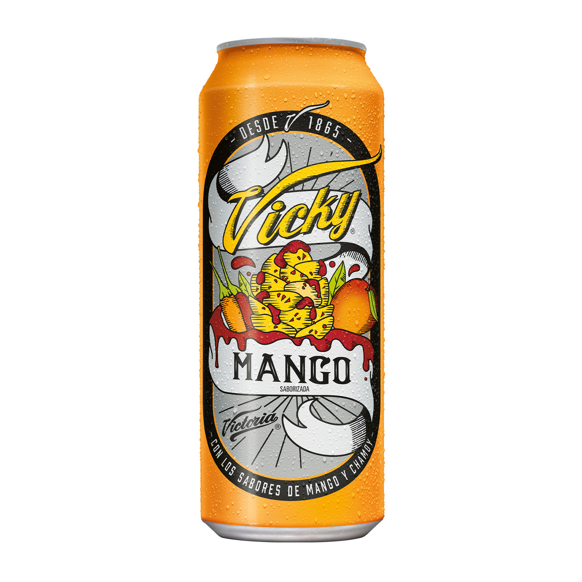 Vicky® Mango Flavored Beer by Victoria® Cerveza, 24 fl. oz. Single Beer Can, 3.5% ABV