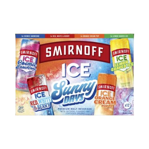 Smirnoff Ice Sunny Days Variety 12 Pack 12oz Can