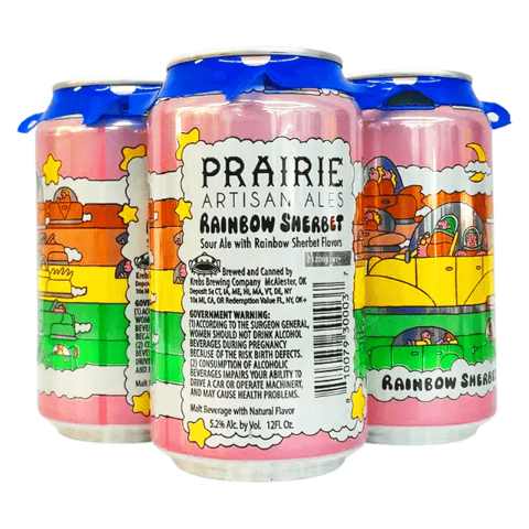 Buy Prairie Rainbow Sherbert 4 Pack 12oz Can Online from 7-Eleven |Fast ...