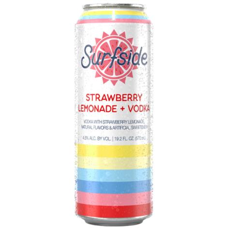 Surfside Strawberry Lemonade Vodka 19.2oz Can