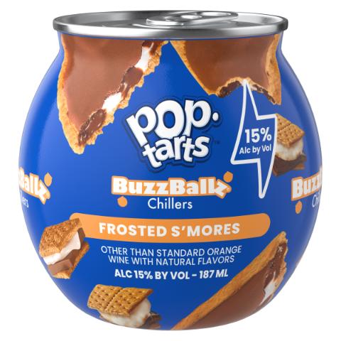 BuzzBallz Chillers PopTart Frosted Smores 187ml