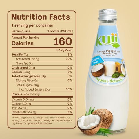 Buy Kuii Coconut Milk Original 9.8oz Online from 7-Eleven |Fast
