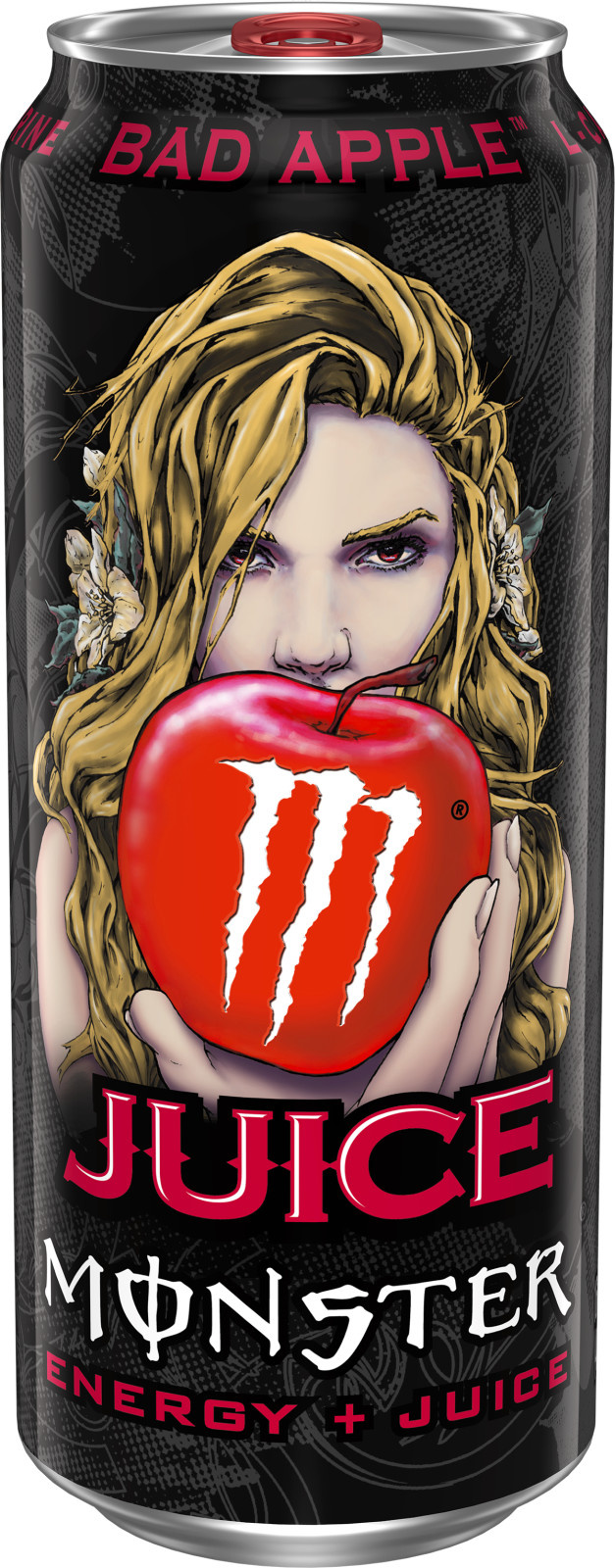 Monster Energy Juice, Bad Apple, Juice + Energy Drink, 16 Fl Oz
