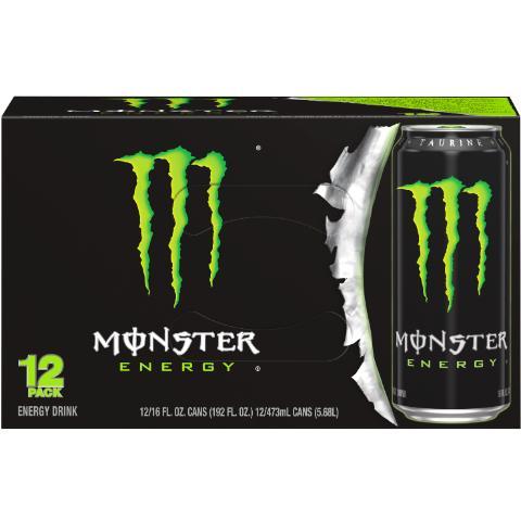 Buy Monster Energy Original 16oz 12pk Cans Online from 7-Eleven