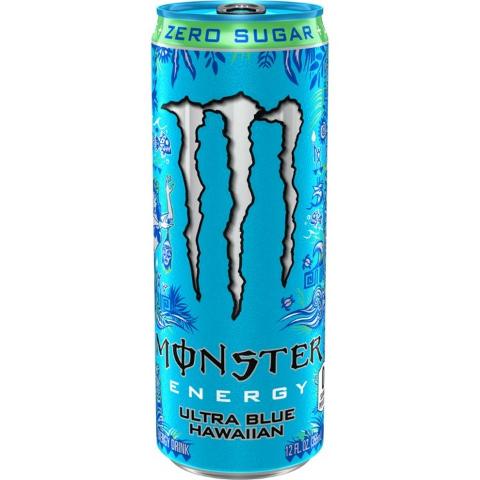 Monster Zero Sugar Ultra Blue Hawaiian 12oz