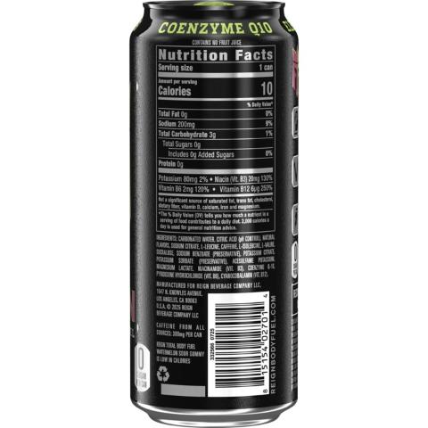 does reign have l carnitine Inferno Jalapeno Strawberry Thermogenic Fuel Energy Drink - 16 Fl. Oz Reign - Storm Energy Drink