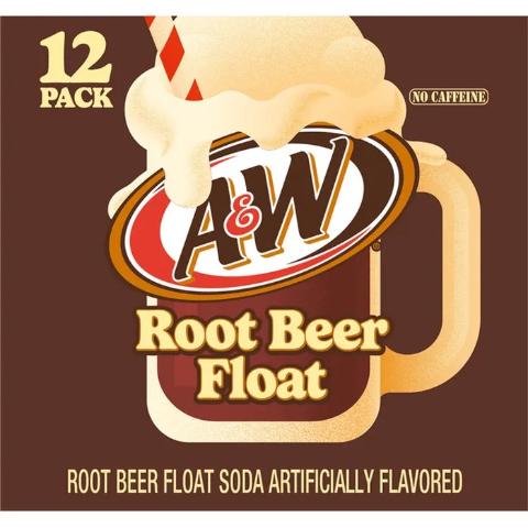 Buy A&W Root Beer Float 12 pack 12oz Online from 7-Eleven |Fast ...