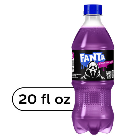 Fanta Ghost Face Punch Soda Bottle - 20 fl oz