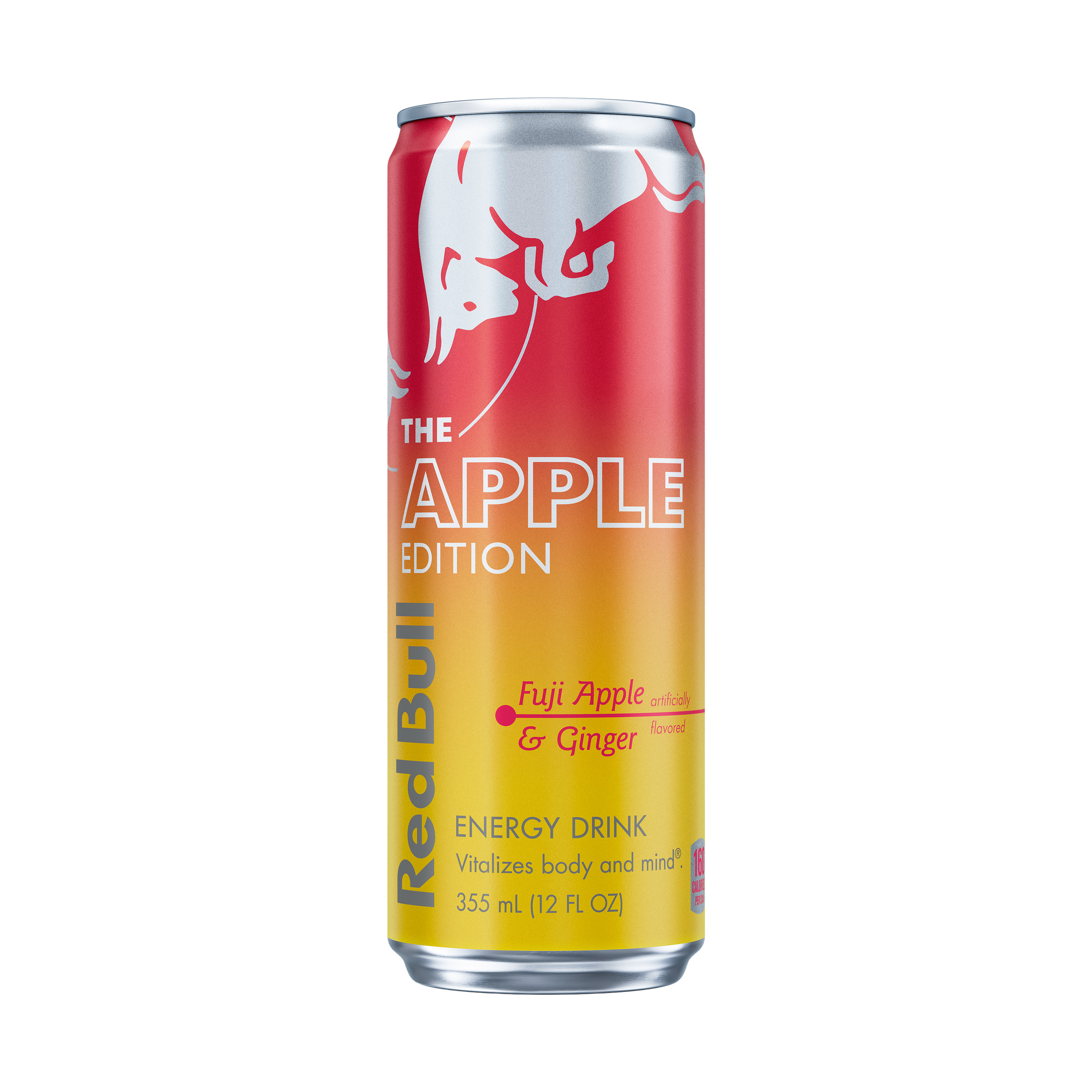 Red Bull Apple Edition Energy Drink, Fuji Apple & Ginger, 12 fl. oz. Can, 114mg Caffeine, Taurine & B Vitamins