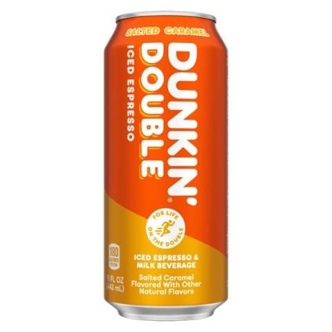 Dunkin Double Salted Caramel Iced Espresso 15oz