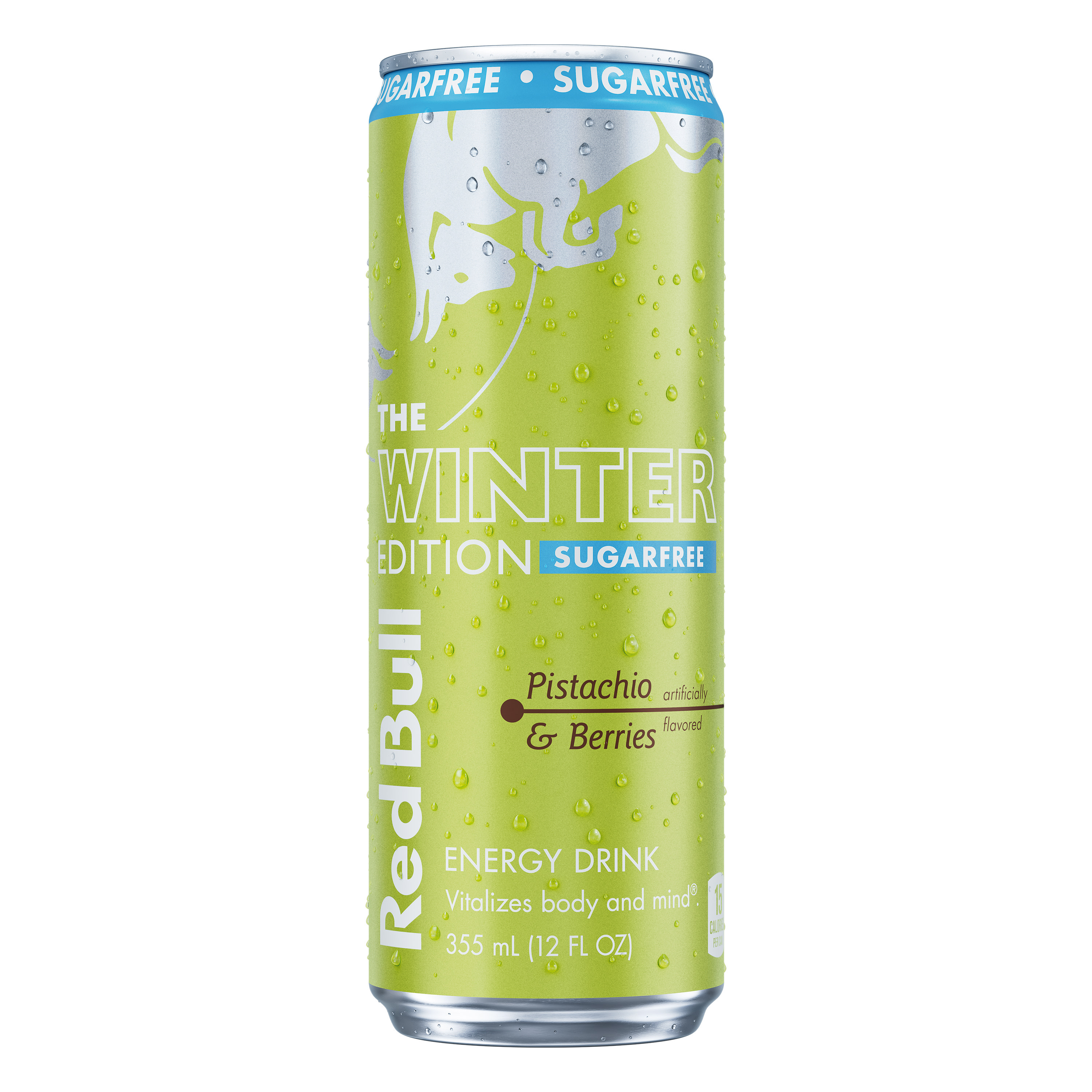 Red Bull Sugar Free Winter Edition Pistachio & Berries 12oz