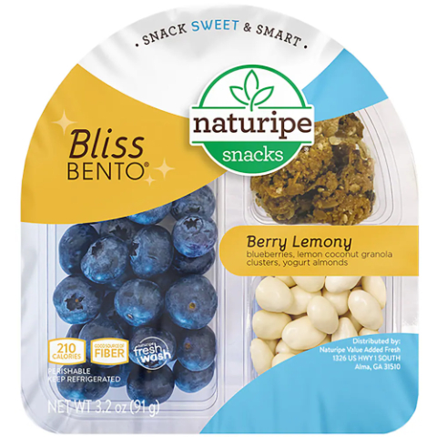 Naturipe Bliss Bento Berry Lemony Snack Mix 3.2oz