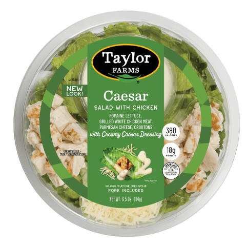 Taylor Farms Caesar Salad w/ Chicken 6.5oz