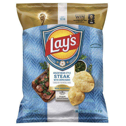 Lay's Argentina Style Steak Flavored Chips 2.5oz