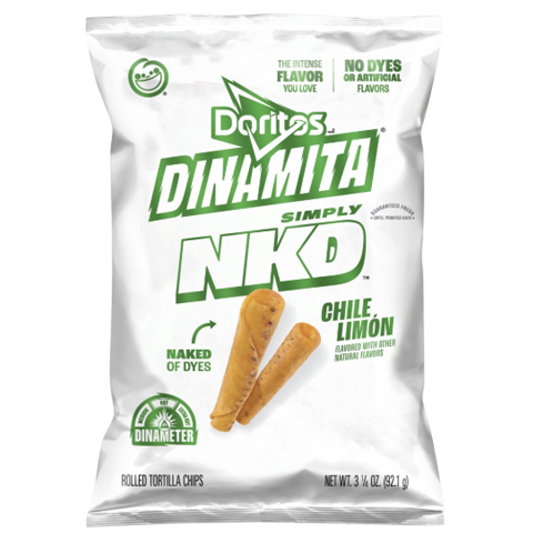 Doritos Dinamita Simply NKD Chile Limon 3.25oz