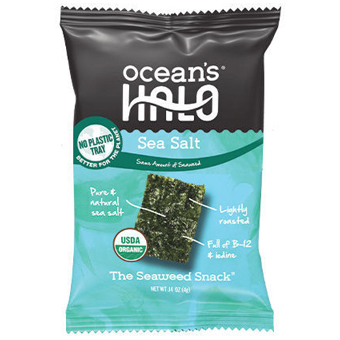 Ocean's Halo Sea Salt Seaweed Snack 0.14oz
