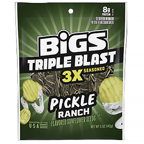 BIGS Triple Blast Pickle Ranch Sunflower Seeds 5oz