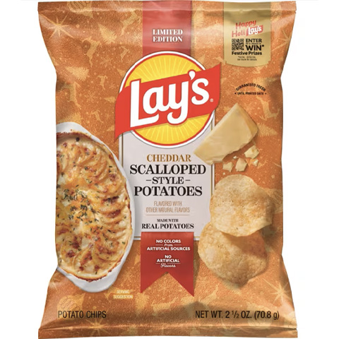 Lay's Cheddar Scalloped Potatoes 2.5oz